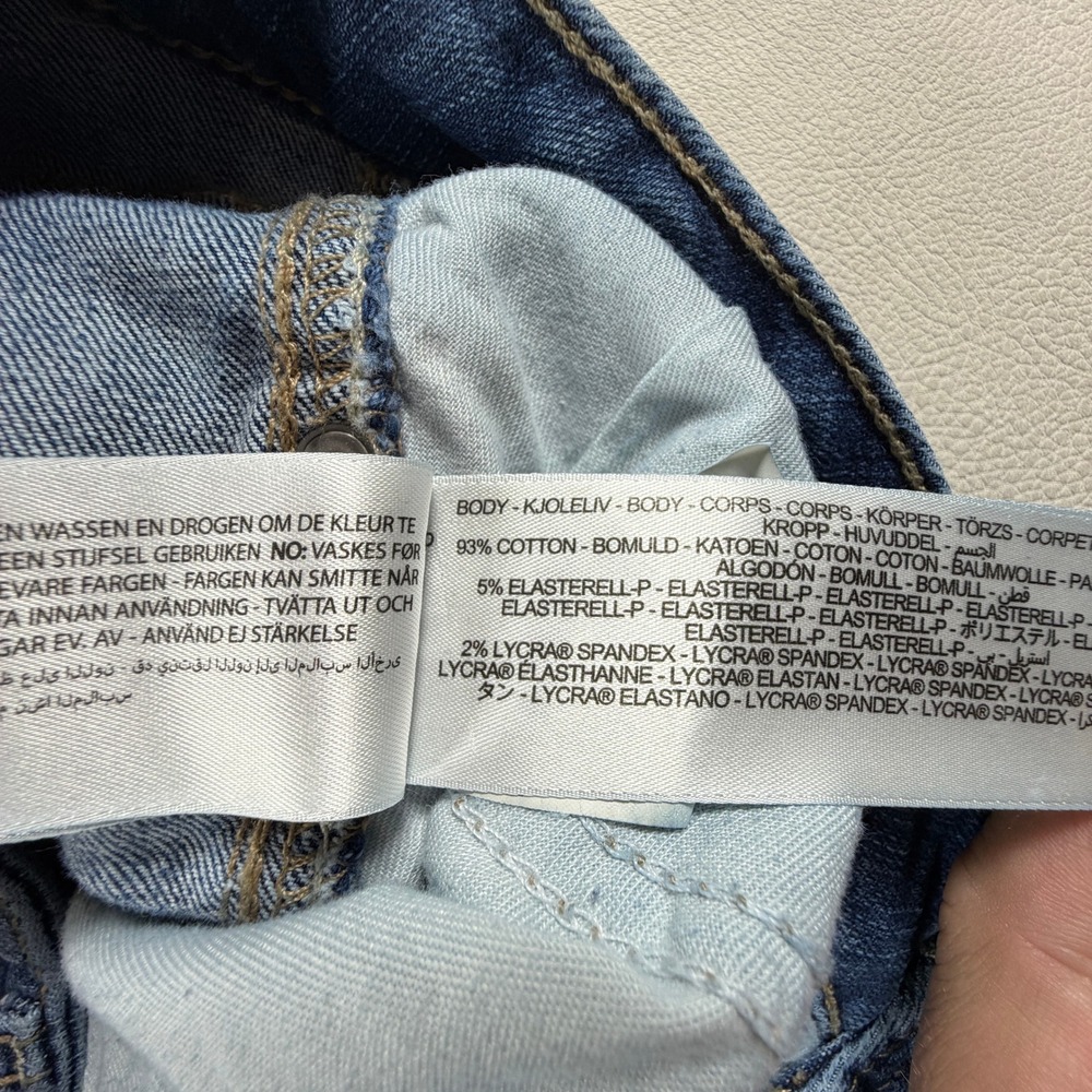 Ariat Rebar Riveter Bootcut Jeans Womens 32 Malibu Blue Perfect Rise Western - Picture 11 of 15